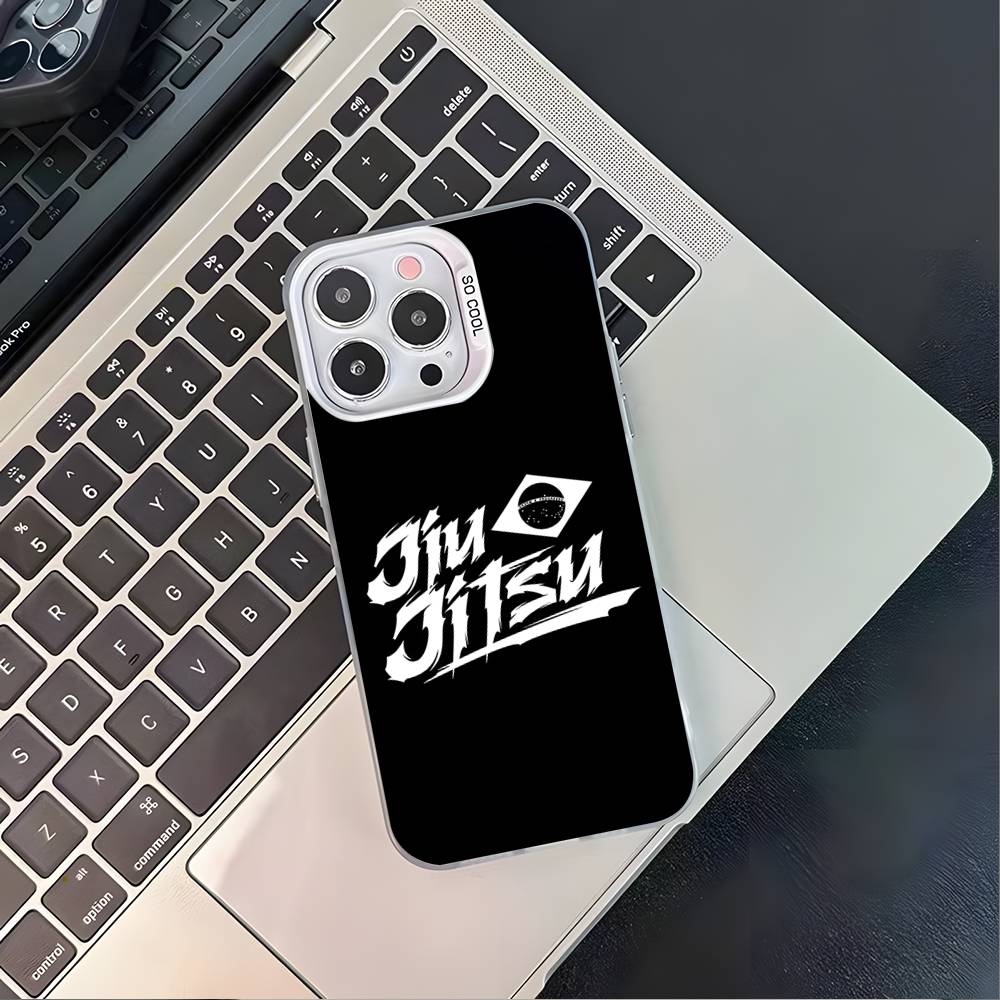 

BJJ Brazilian Jiu Jitsu For iPhone 17,16,15,14,13,12,11,Mini,Pro,E,SE4,XS,MAX White Shockproof Candy Matte Cover iPhone12PRO