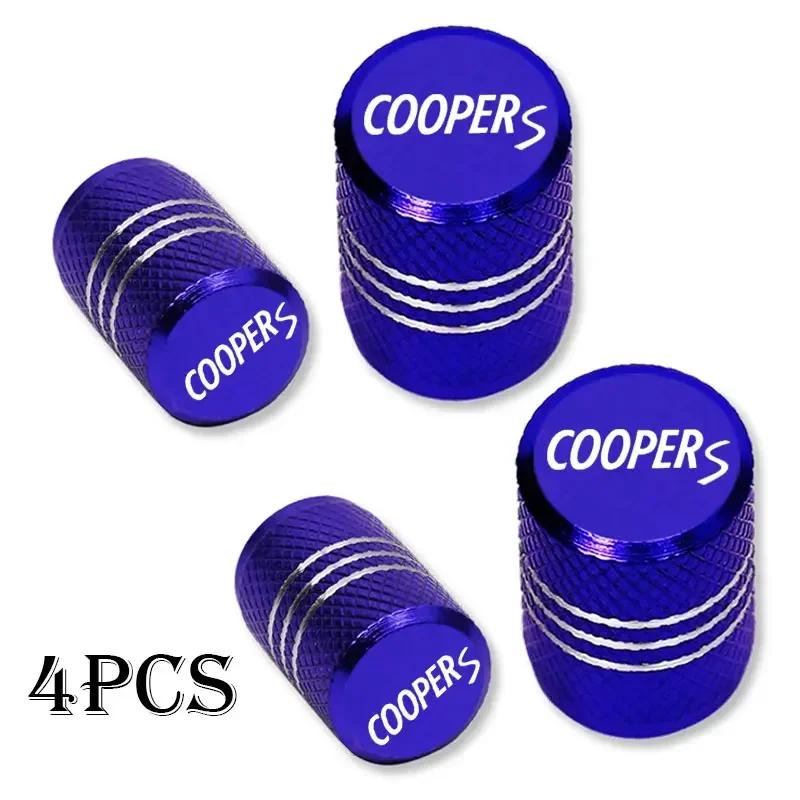 For Mini M104pcs For Mini Cooper S R56 R50 R53 F56 F55 R60 Accessories Car Wheel Tire Valve Caps Tyre Stem Covers Airdust Waterproof