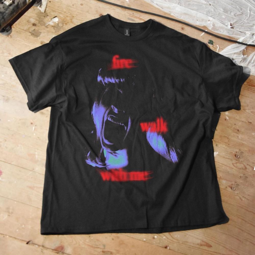 Twin Peaks Fire Walk With Me 90s Black Short Sleeve Unisex T shirt NH23571 Unisex T-Shirt XXL