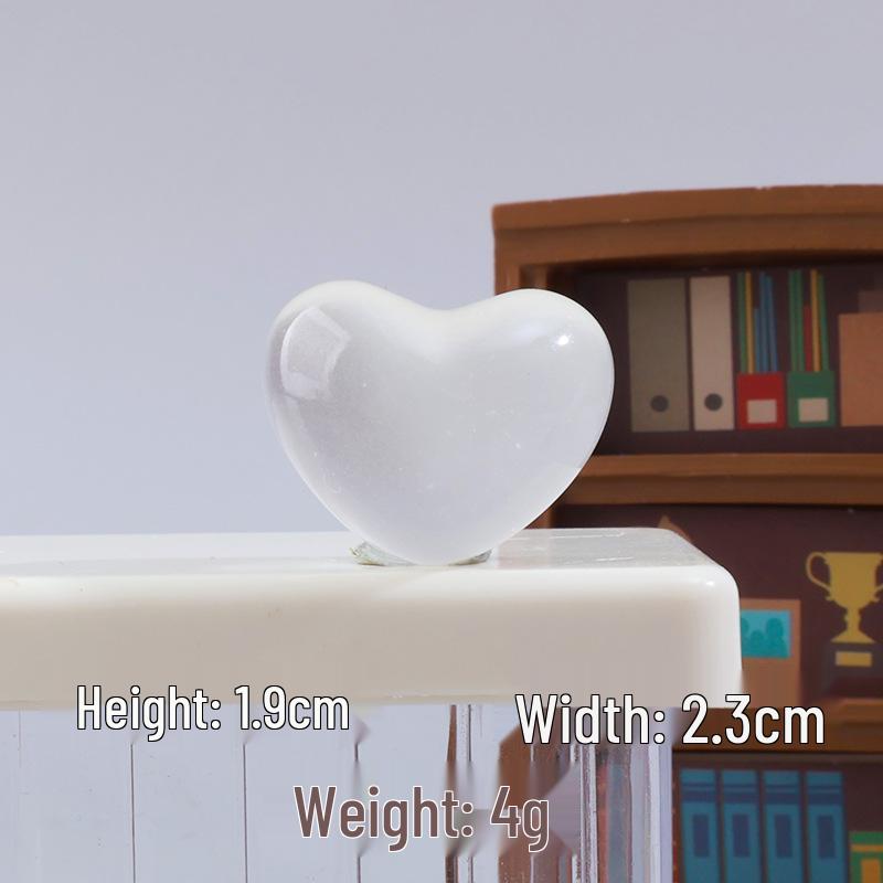 Kreskówkowa Seria Świecących Serc: Urocze etui na telefon z kremowym klejem, nakrycia głowy, biżuteria, akcesoria żywiczne DIY, materiały ręcznie robione