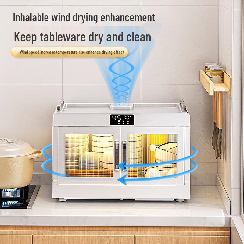 Kitchen Dish Drying & Storage Cabinet