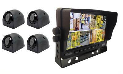 7" All Bsd Monitor Set (Pedestrian Detection) + 4 Cameras With IR