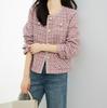 Pink Coat Spring  Autumn Versatile Commuter Korean Version Women's Coat