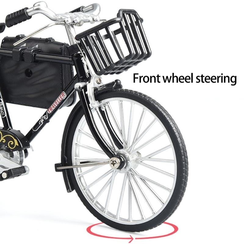 Historical Accuracy Metal Jinrikisha Collectible Toy Vintage Rickshaw Tricycle Model Desk Decoration Movie Ornament