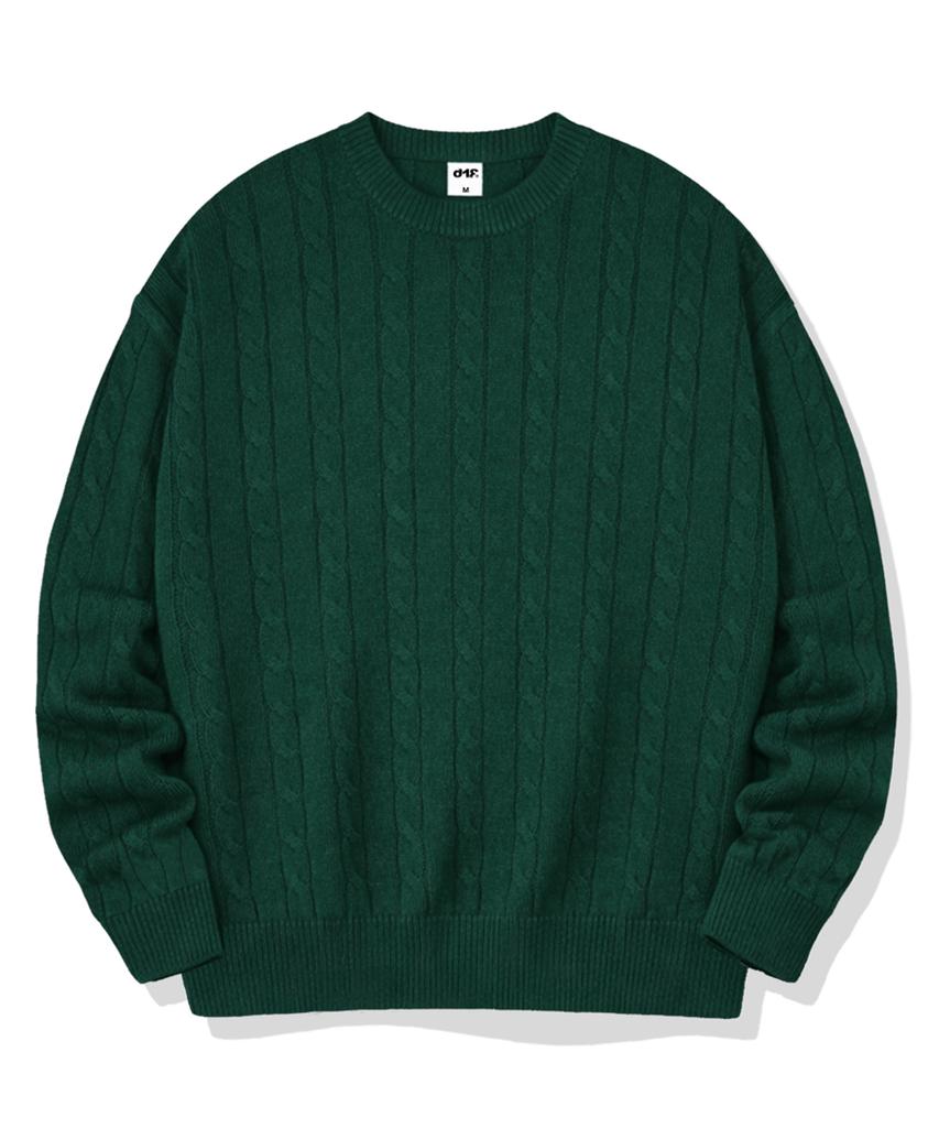 Diff Alex Round Neck Cable Knit 5 Colors [Difk_7001]