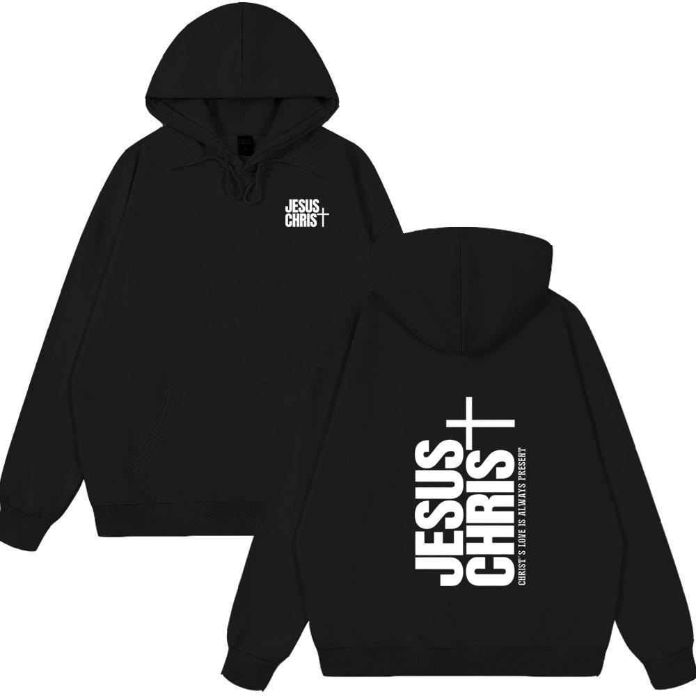 Jesus Christian Bible Verse Faith Hoodies Men Women Clothing Fashion Harajuku Sweatshirts Fleece Casual Long Sleeves Winter Tops
