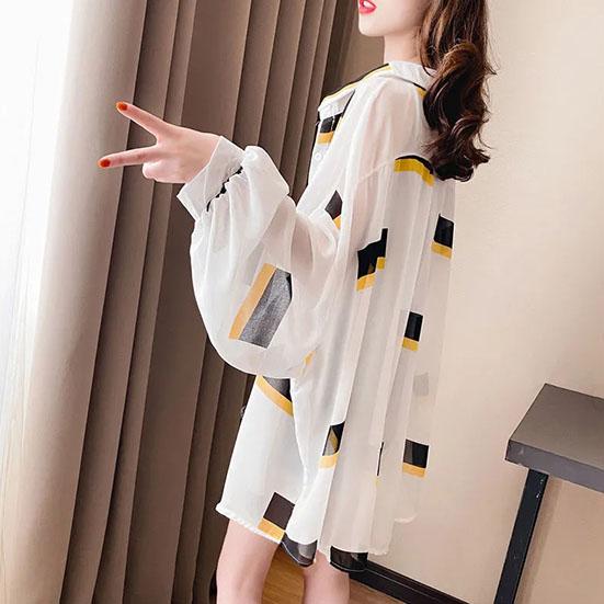 Women's Spring Sun Protection Clothes Summer Thin Long Sleeve Shirts Large Size Loose Versatile Tops Jackets