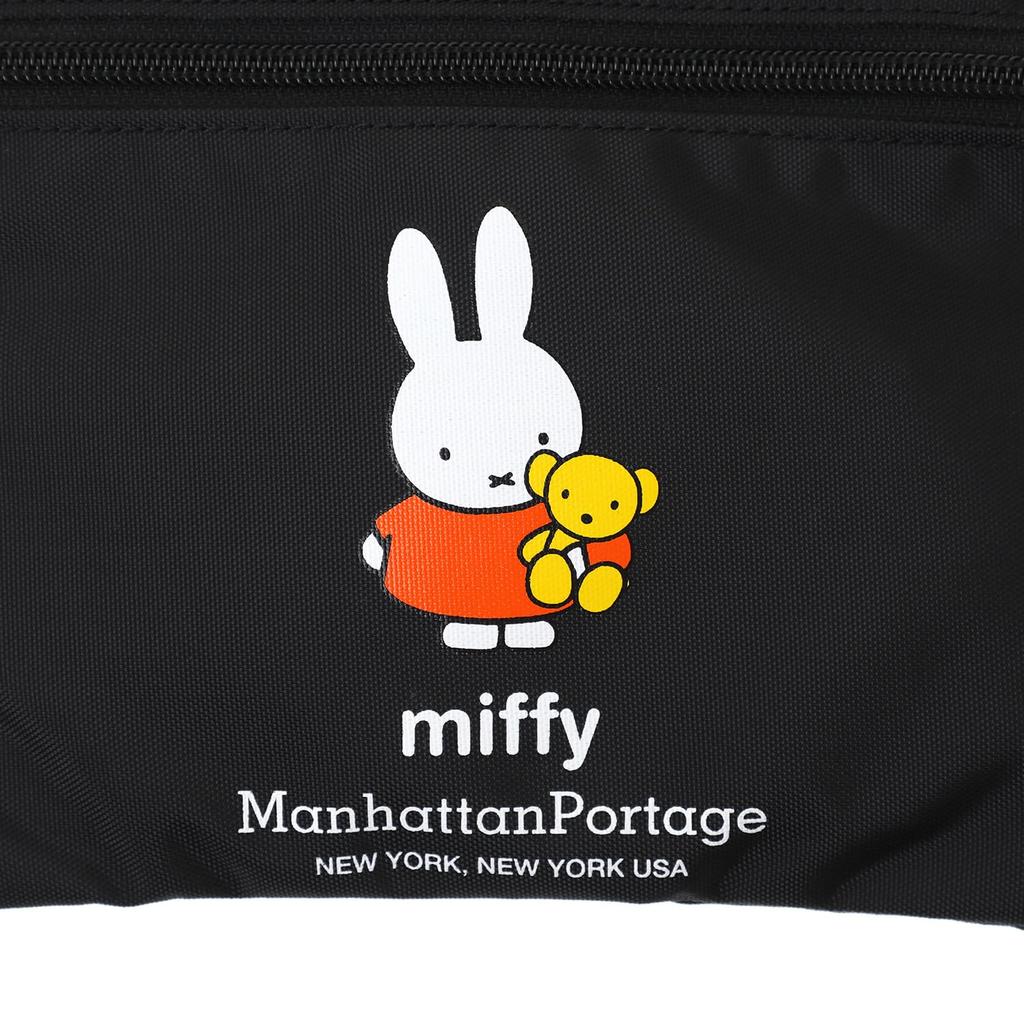 Double Zipper Pouch miffy 70th BLK