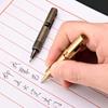 All-Metal Mini Brass Pen Easy Carry Neutral Ballpoint Pen Travel Pocket Pen  School Supplies