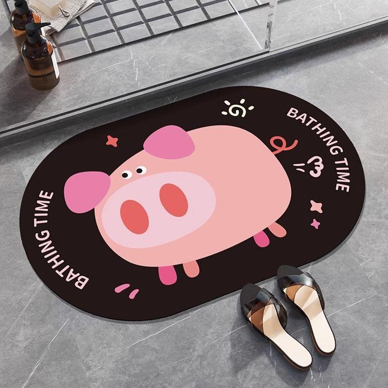 

Мягкий диатомовый коврик, впитывающий грязь, нескользящий, быстросохнущий, коврик для двери в ванную, утолщенный, износостойкий, коврик для ног в ванную, коврик для входа 40 * 60Cm [Diatom Mud]