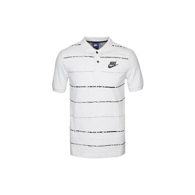 Logo Print Straight Cut Sports Quick Dry Short Sleeve T-Shirt Men Tops White 934699-100