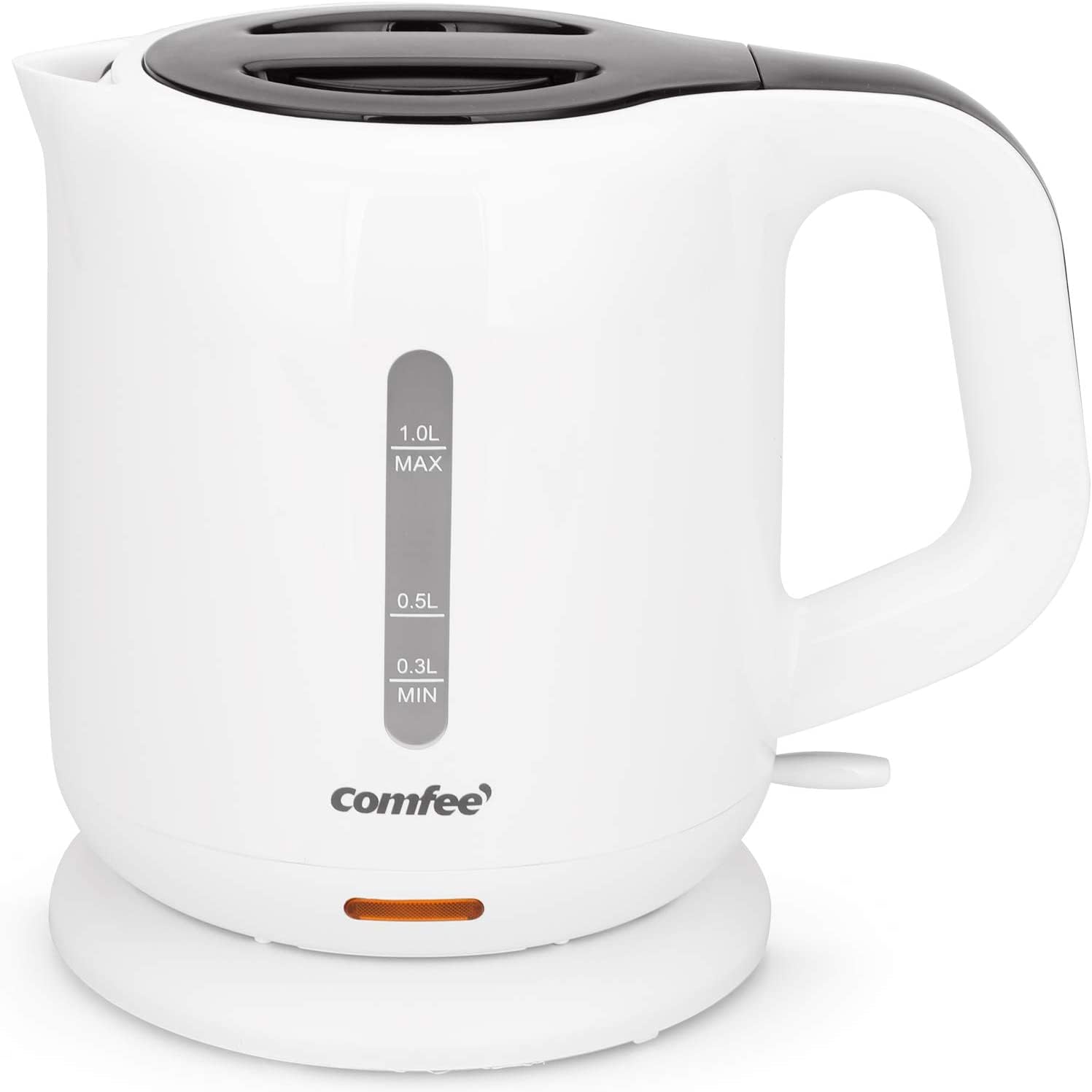 

COMFEE Electric Kettle, 1.0L, Easy, Rapid Boiling, Empty Boiling Prevention, Automatic Boiling Off Function, Easy to Clean, Compact, Simple, Ideal