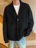 Men's Fleece Cardigan Hoodie - Trendy, Versatile, Plus Size, Loose Long Sleeve Outerwear