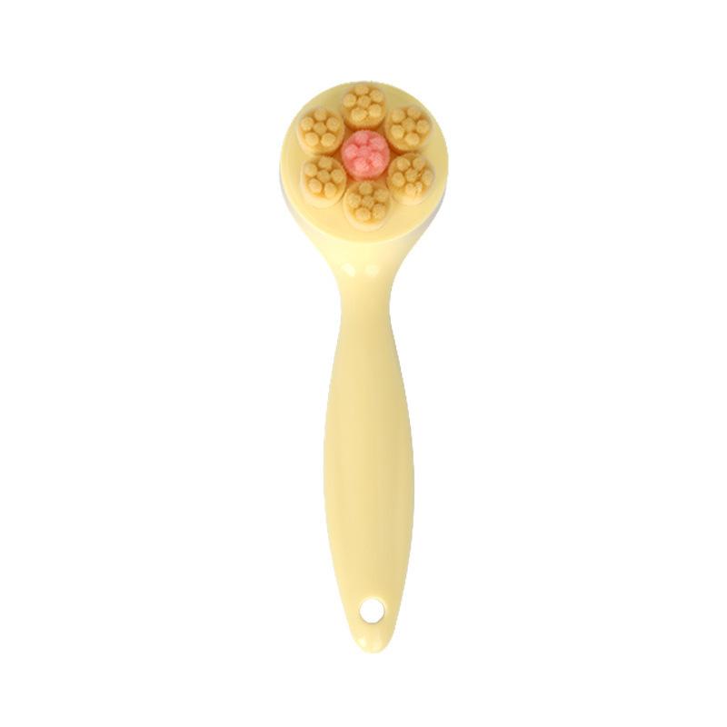 Standing Waterproof Face Wash Brush Manual Cleanser Multifunctional Massage Clean Pores Makeup Tools General жёлтый