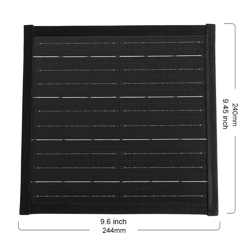 

Портативная солнечная панель Солнечные панели с 5 В двойным USB-портом для кемпинга, мобильного телефона, планшета и 5 В устройств