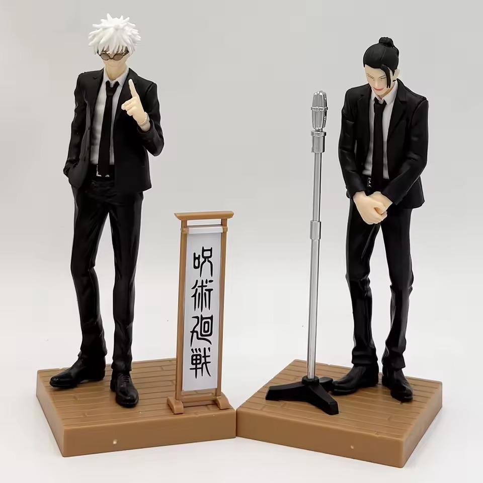In Stock 17CM Jujutsu Kaisen DIORAMA Satoru Gojo Geto Suguru Suit Ver. Anime Figure Model Boxed Toys Figurine Birthday Gifts