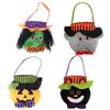 Witches Vampires Pumpkins Themed Halloween Partys Favor Bag Reusable Cloth Candy Collector For Festives Event