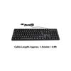 K1800 Wired USB 104 Keys Minority Language Keyboard Wired USB Gaming Keyboard for Home Plug and Play Keyboard, Keyboard, Russian/Spanish/French/Wired