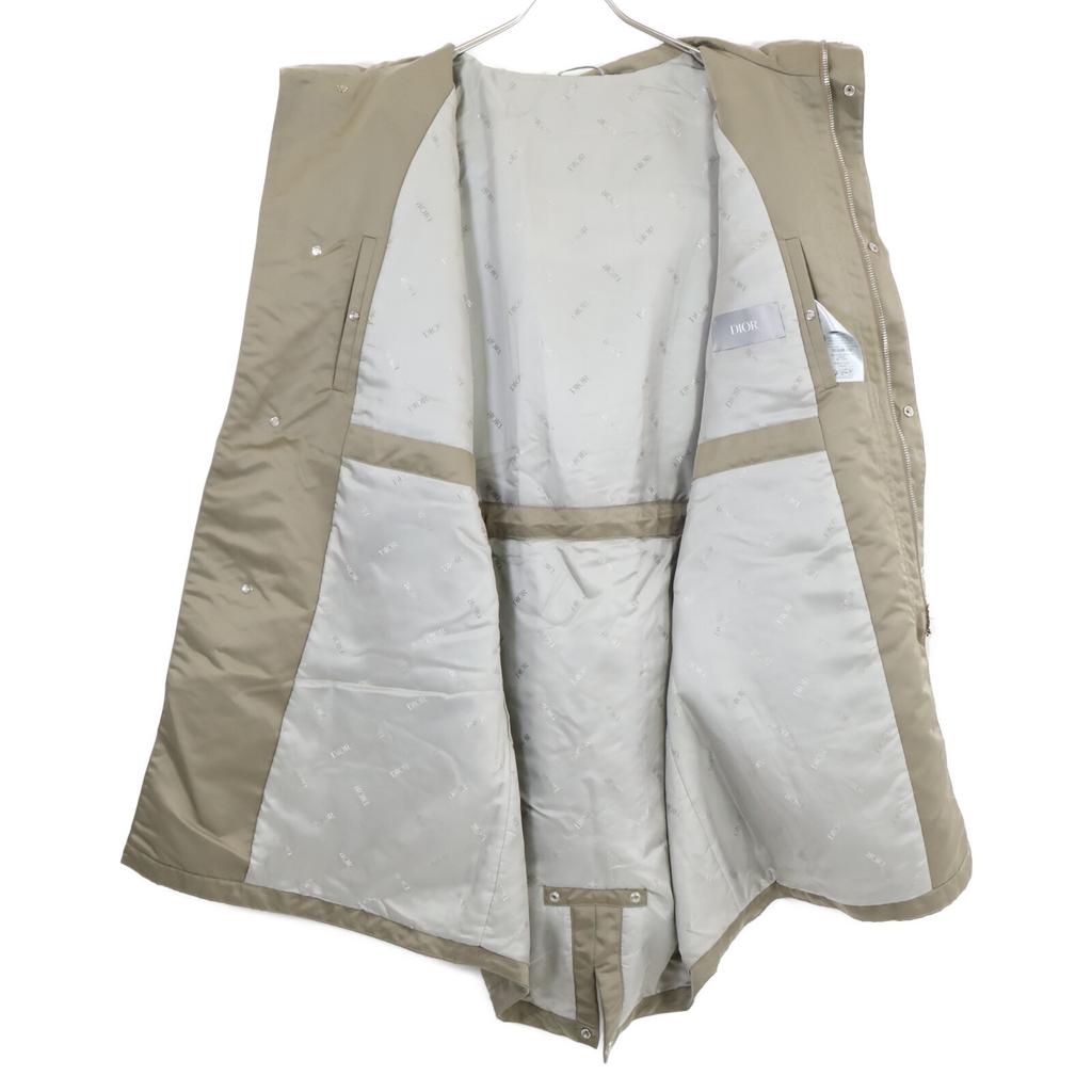 Dior 413C303A6007 DIOR 1947 Zip-Up Coat Jacket 46 khakiUsed