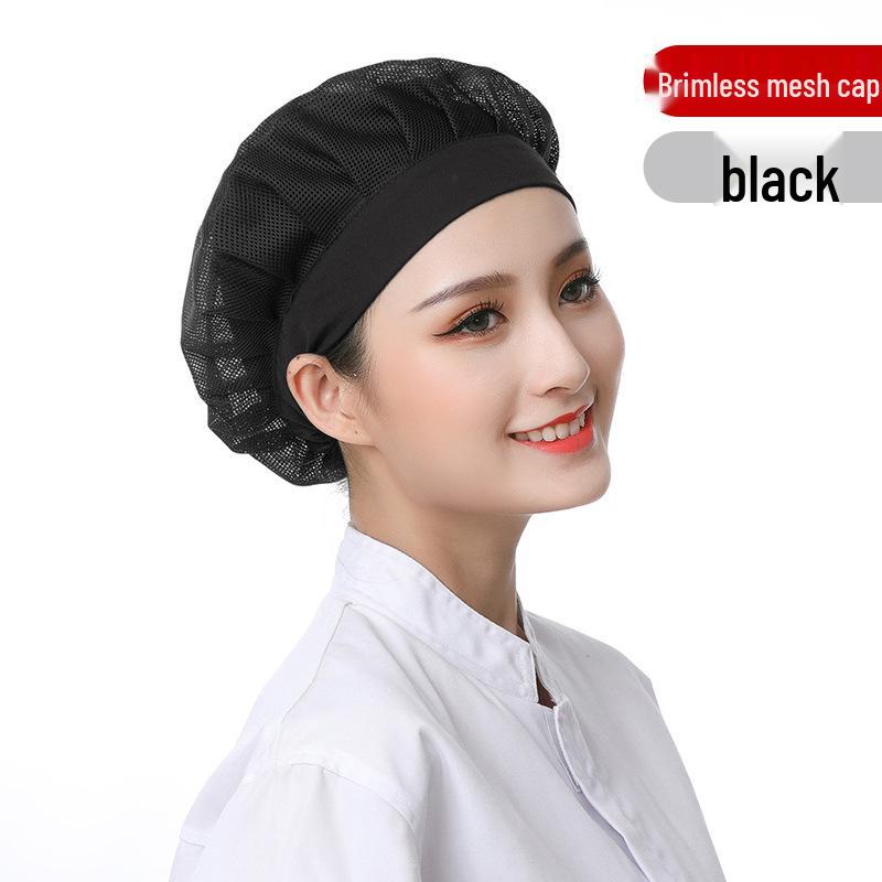 Unisex Atmungsaktive Mesh Kochmütze für Küche und Catering, Anti-Öl, Haarschutz