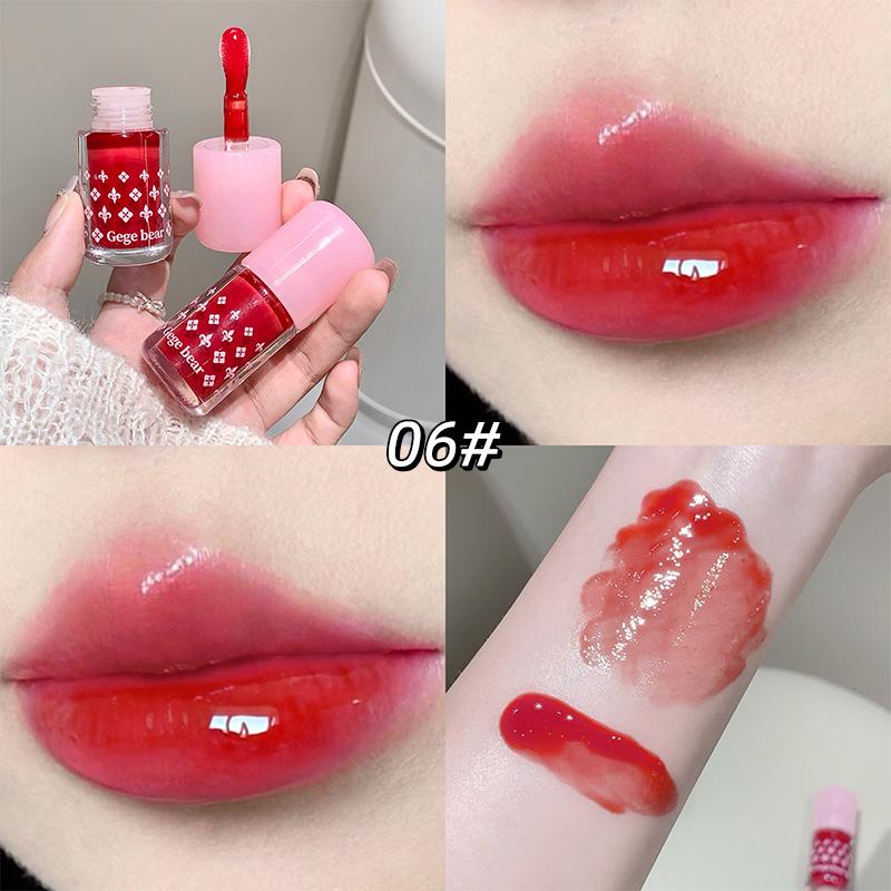 Błyszczyk do ust Pure Gege Bear Nawilżający Wodny Lustrzany Przezroczysty Długotrwały