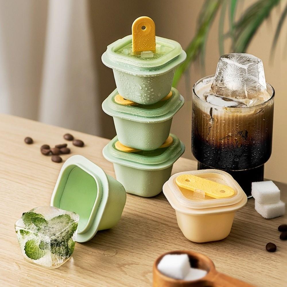 Square Shape Ice Cube Tray Silicone Ice Lattice Creative Ice Cube Mold  Kitchen Tool