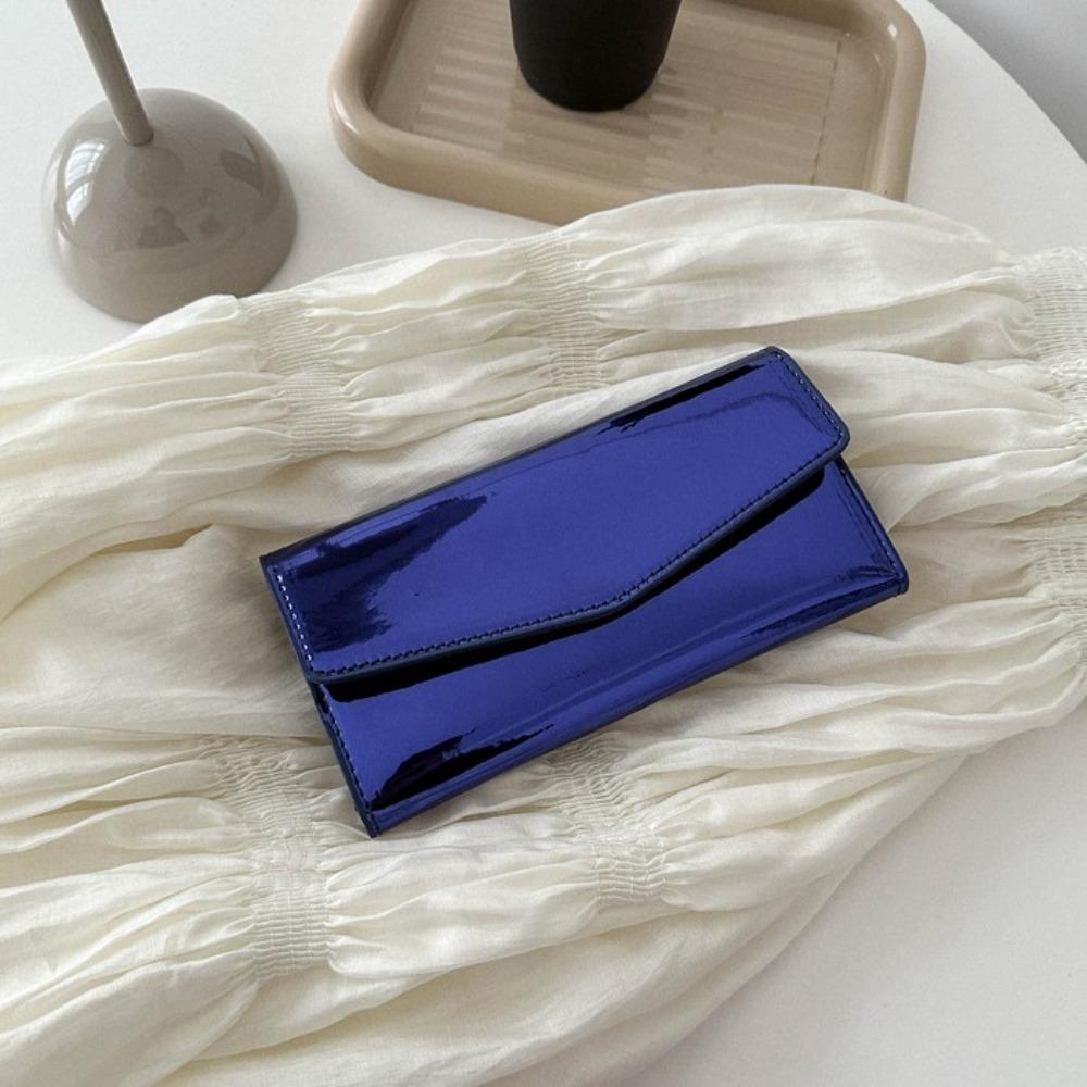 Pu Leather Envelope Evening Bag Functional Handheld Bag Fashion Messenger Cluth Bag  Outdoor