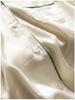 2025 Auspicious Clouds Ice Silk Padded Pajamas - Women's Two-Piece Set In Milk White, Long Sleeve & Pants