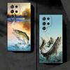 Hunting Fishing Man Soft Phone Case for Samsung Galaxy S26 S25 Edge S24 Ultra S23 Plus S22 S21 FE S20 Black Cover Back Shell