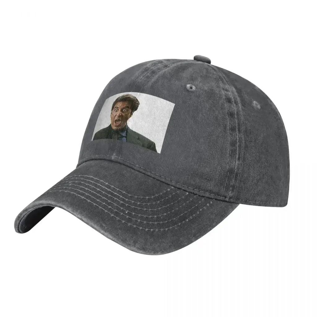 Al Pacino Illustration HEAT Baseball Cap Designer Hat Big Size Hat Womens Unisexs