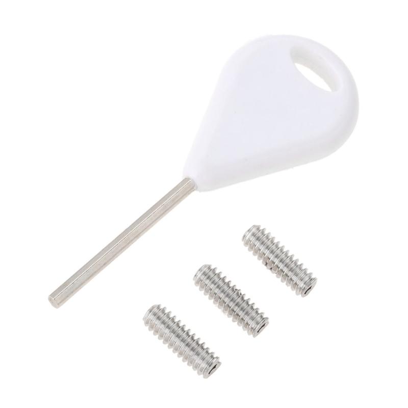 Universals Surfboard Fin Hexagon Key with Screws Surfing Board Surfboard Fin Key for Surfs Board Wakeboard Longboards