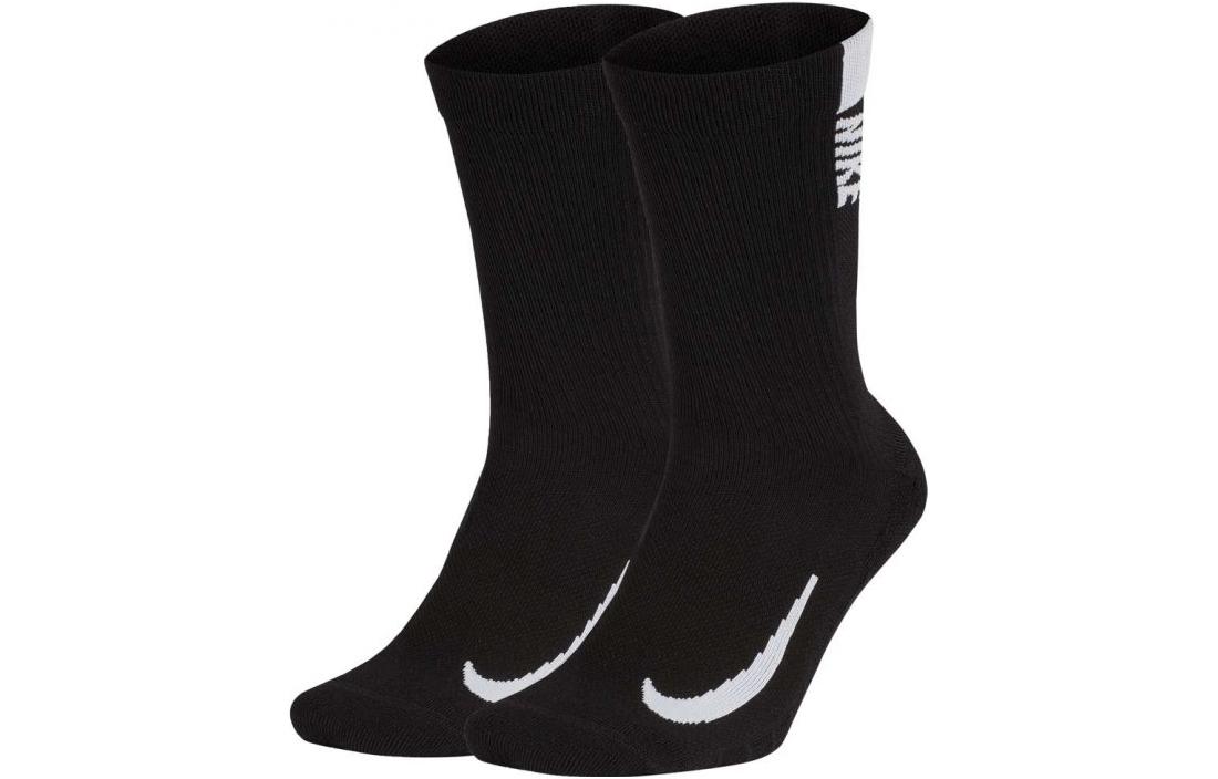 Nike Knee High Socks Unisex 2 Pack Black SX7557-010 S