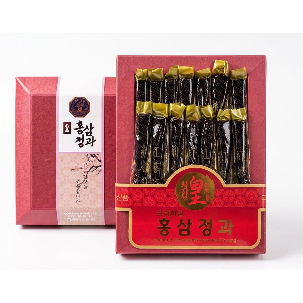 Hwang Ji-won Han-guk 6-Year-Old Red Ginseng Jelly, Healthy Gift Snack for Parents, 1 Box 400g (Approx. 14 Roots), 4 Boxes