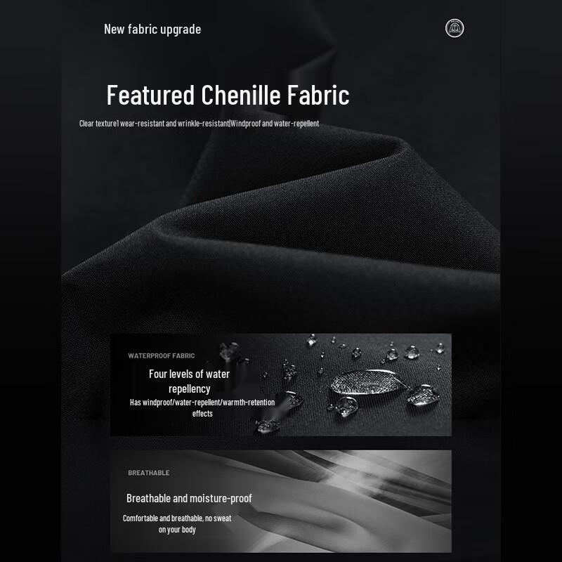 EASTERN CAMEL Men's Stand Collar Workwear Padded Jacket