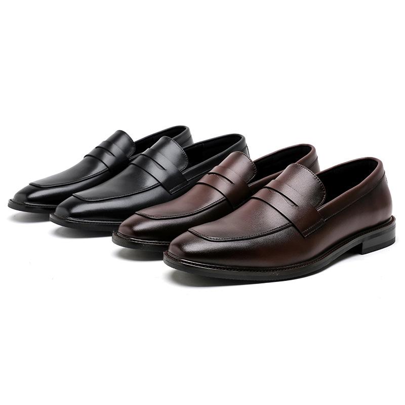 Leather shoes men's business dress handmade derby shoes British wedding groom shoes breathable casual men's shoes 24276-R