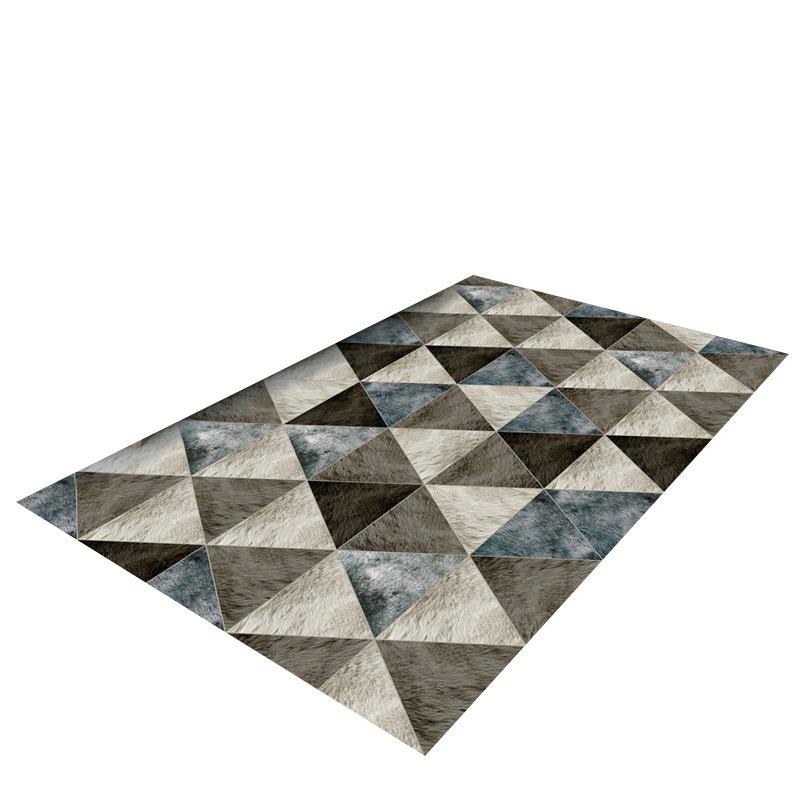 Modern Minimalist Geometric Living Room Carpet Home Bedroom Bedside Carpet Large-area Carpet Mat