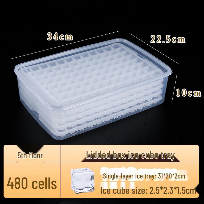 Large Capacity Food Grade Ice Cube Molds for Household & Commercial Use
