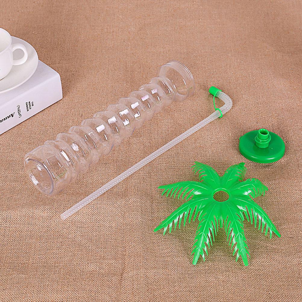 5 stk Vannkopp Smoothie Barn Vannflaske Cocktailglass Flasker Palmetre Fest Kokosnøtt