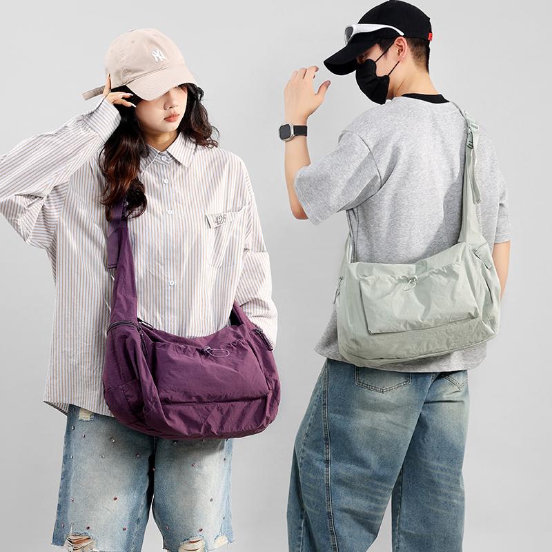 Crossbody-Tasche mit großem Fassungsvermögen, wasserabweisend, Sport, Outdoor, leicht, Schultertasche