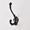 Alloy Double Hook Wall Mounted Coat and for Bathroom Kitchen Entryway