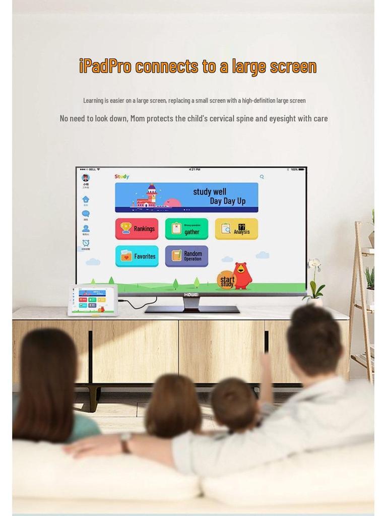 1.8M High-Definition Type-C to HDMI 4K60Hz Adapter for Mobile Display Connection