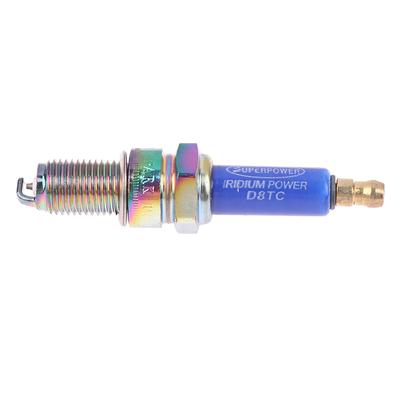 Bujía de iridio azul D8Tc para motor Vertical serie Cg 125Cc 150Cc 200Cc 250Cc vehículo todoterreno motocicleta Scooter Eléctrico