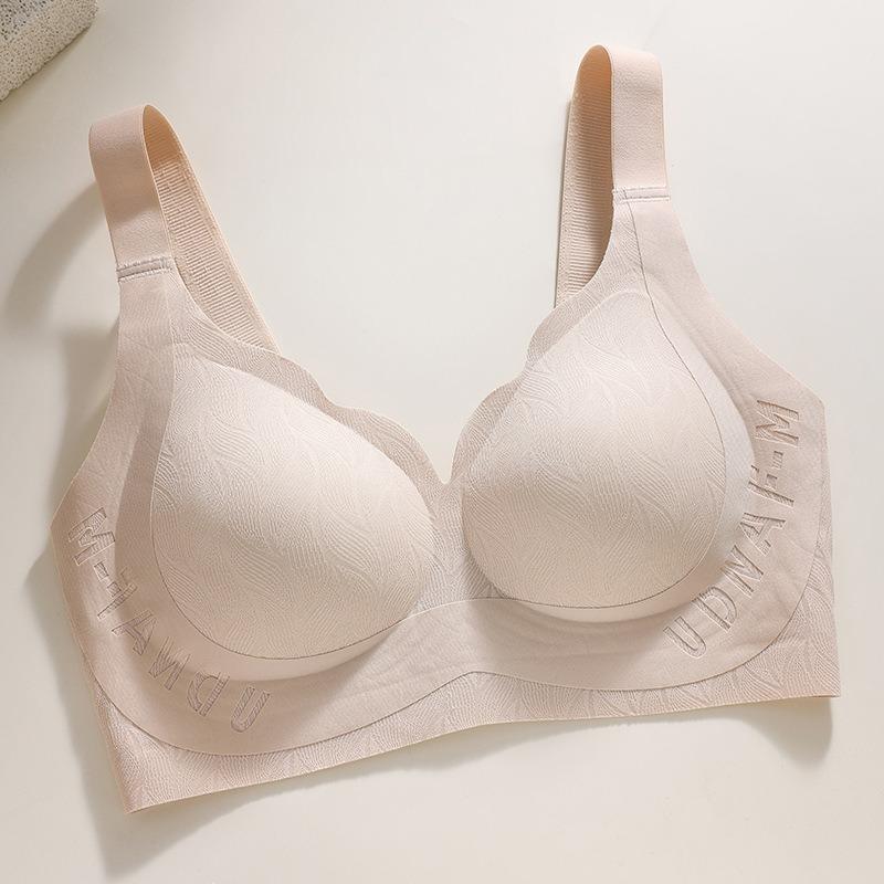 Women Seamless Plus Size Anti Sagging Push Up Thin Daily Bra