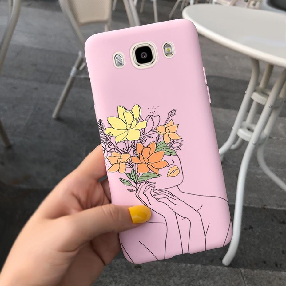 Soft TPU Case For Samsung J7 J5 J3 2016 Phone Case Flower Printed Silicone Cute Back Cover For Samsung Galaxy J3 J5 7 2016 Funda