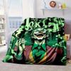 Coole Clowns-Muster-Decke Flanell-Decke für Bett, Sofa, Camping, Wandern, Picknick-Zubehör, Geschenk für Familie, Fan-Geschenke