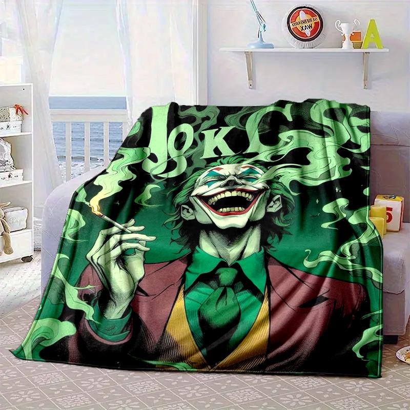 Coole Clowns-Muster-Decke Flanell-Decke für Bett, Sofa, Camping, Wandern, Picknick-Zubehör, Geschenk für Familie, Fan-Geschenke