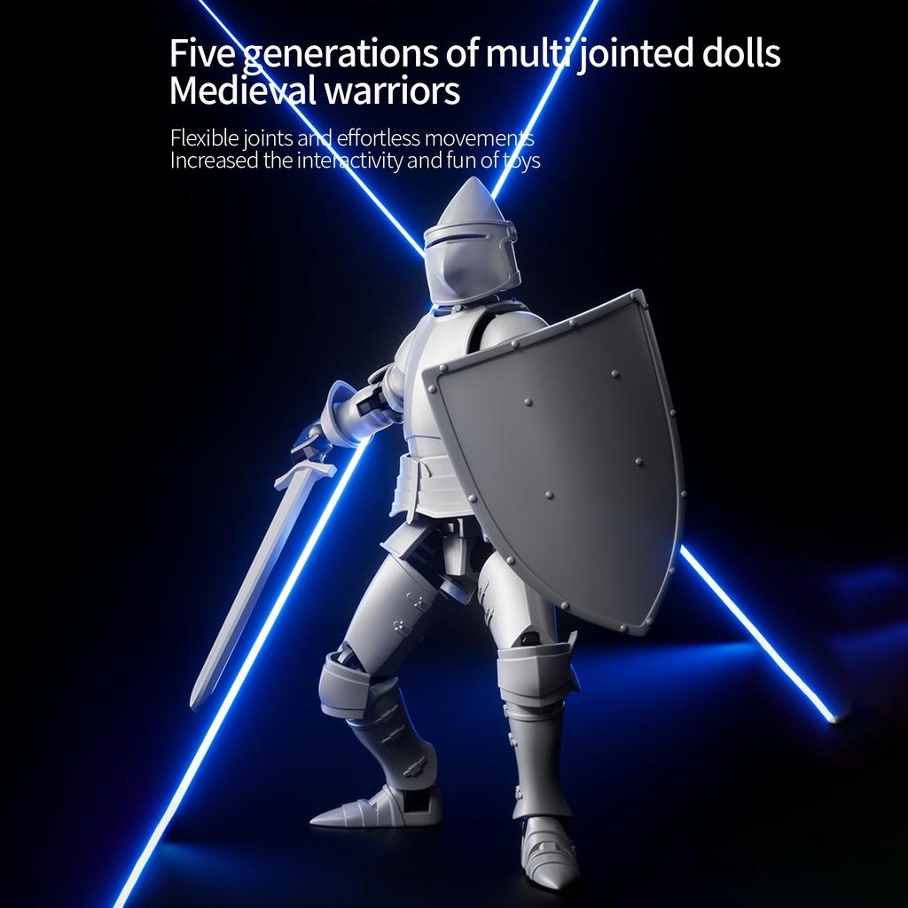 Bewegliches 3D-gedrucktes Puppenspielzeug mit doppeltem Magnetgelenk, kreatives Dekompressions-Desktop-Ornament