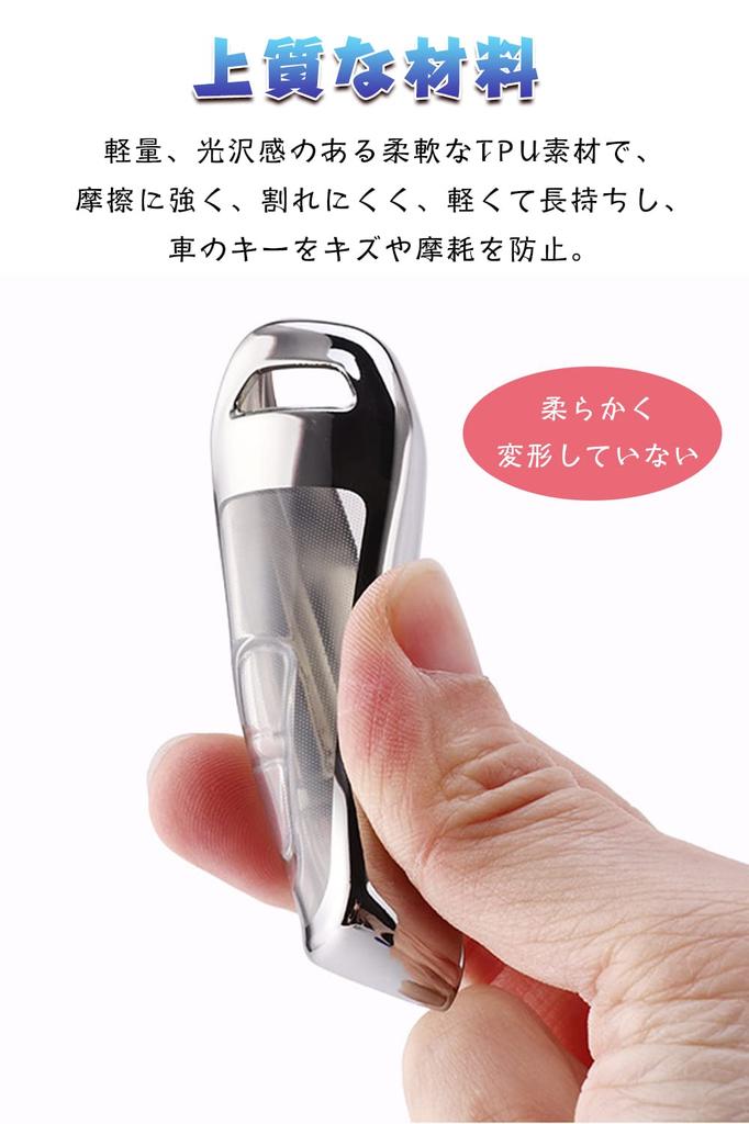 LETINGFAR Pouzdro na klíč, Pro Honda N-Box, Pouzdro na chytrý klíč, Kryt klíče, 2/3/4 tlačítka, Honda