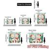 2pcs  Curtains Cute Snowman Christmas Gifts (3) Popular Contemporary Curtains Fabric Curtains Versatile All Ldeal for Bedroom &