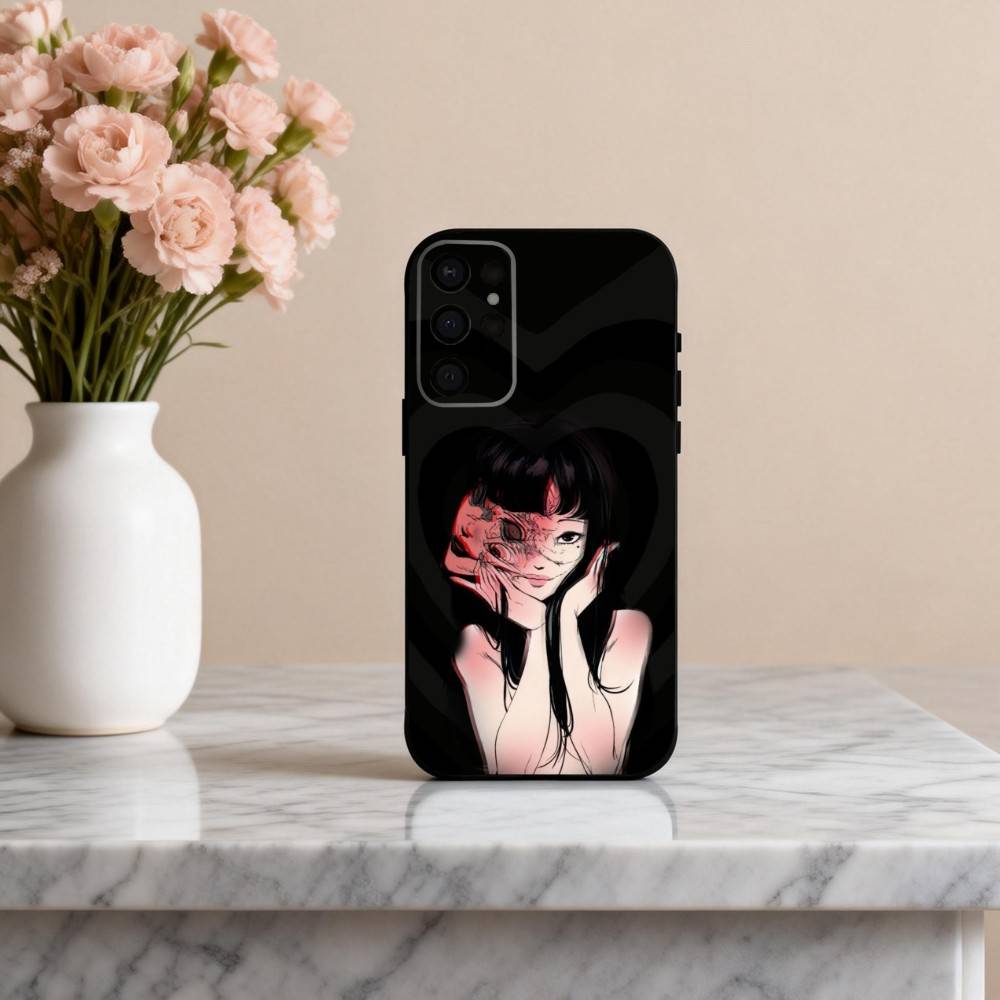 Movie H-Horror T-Tomie-E Phone Case For Samsung S25,24,23,22,30,21,10,9,Ultra,Plus,Lite,FE,4,5 G Soft Black Case